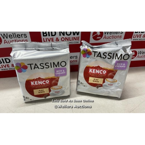 4419 - X2 PACKS OF TASSIMO COFFEE CAPSULES - FLATE WHITE / C25