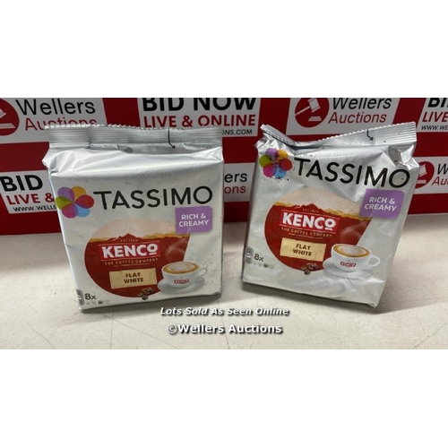 4420 - X2 PACKS OF TASSIMO COFFEE CAPSULES - FLATE WHITE / C25