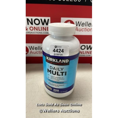 4424 - KIRKLAND SIGNATURE DAILY MULIT VITAMINS / 500 PACK / C26