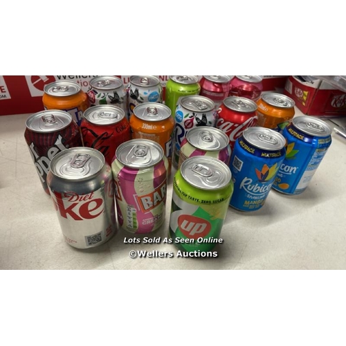 4462 - X18 ASSORTED SOFT DRINKS / C28