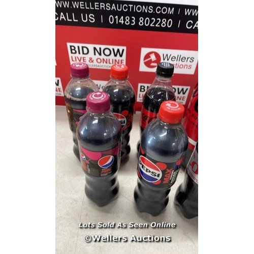 4464 - SELECTION OF COKE AND PEPSI SOFT DRINKS / C28