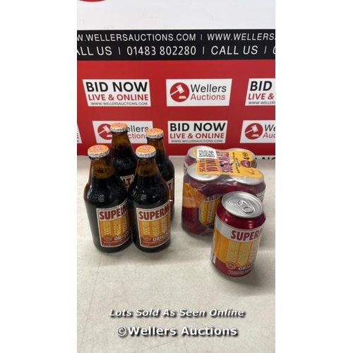 4465 - SELECTION OF SUPER MALT - CANS AND BOTTLES / C30