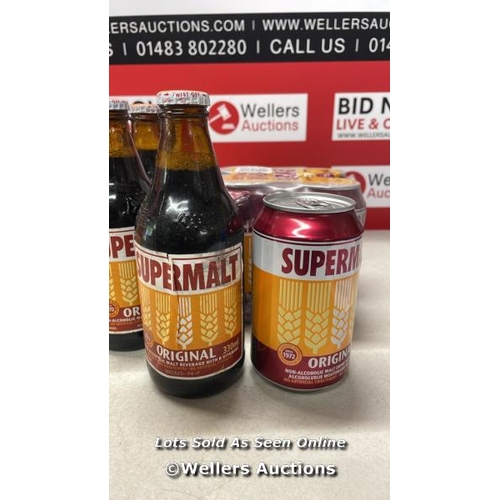 4465 - SELECTION OF SUPER MALT - CANS AND BOTTLES / C30