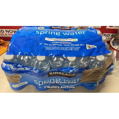 4470 - APPROX. 30 KIRKLAND SIGNATURE SPRING WATER / 500ML / C30