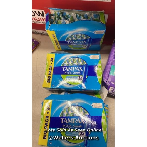 4473 - X3 PACKS OF TAMPAX & X1 ALWAYS / C31