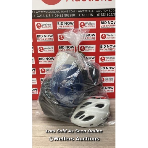 4574 - BAG OF BIKE HELMETS