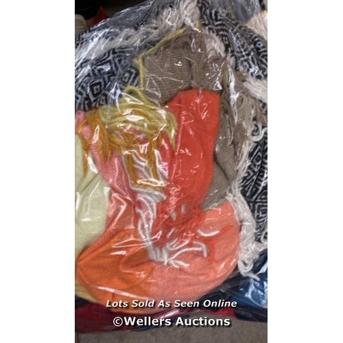 4595 - BAG OF SCARVES AND HATS