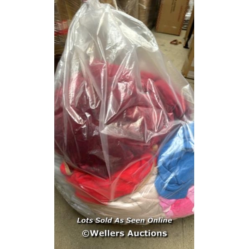 4784 - BAG OF TOWELS BED COVERS