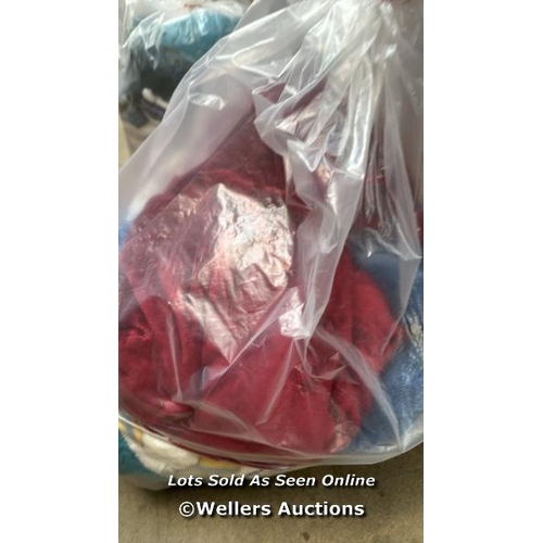 4784 - BAG OF TOWELS BED COVERS