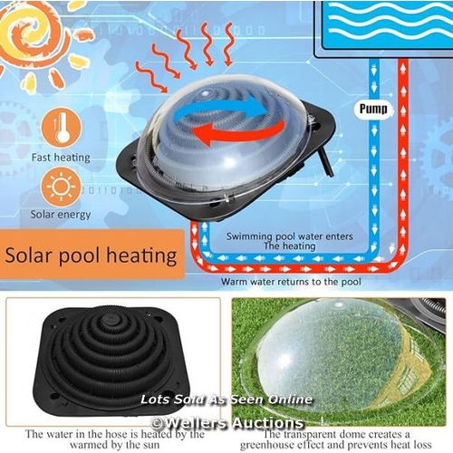 7001 - RRP: £97.98 - SOLAR THERMAL POOL HEATER DOME / G6