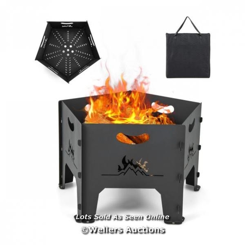 7007 - RRP: £62.95 - COLLAPSIBLE PORTABLE PLUG FIRE PIT / G6