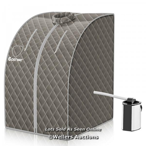 7038 - RRP: �82.95 - 3L PORTABLE STEAM SAUNA WITH 9-LEVEL TEMPERATURE / MS