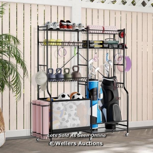 7062 - RRP: �109.95 - EQUIPMENT GARAGE ORGANIZER STORAGE RACK SPORT / MA