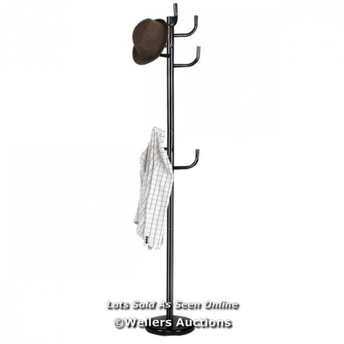 7084 - RRP: �37.95 - METAL COAT RACK HAT HANGER HOOKS HALL ENTRYWAY FOR JACKET UMBRELLA TREE STAND / APPEAR... 