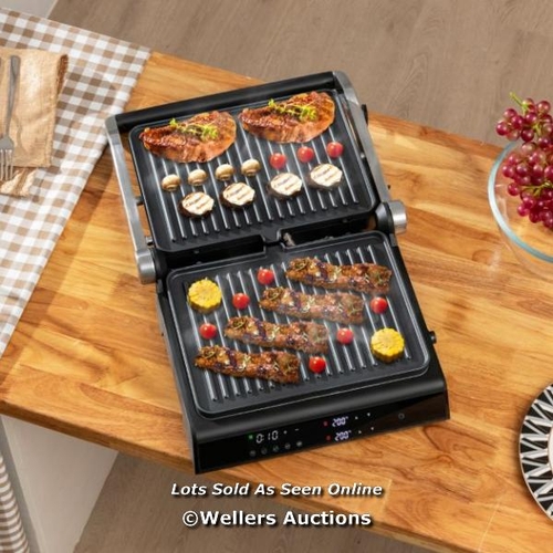 7085 - RRP: �66.95 - 1200W NON-STICK ELECTRIC GRILL WITH ADJUSTABLE TEMPERATURE / APPEARS UN-USED / E63