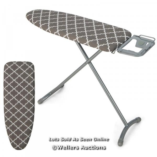 7092 - RRP: �45.99 - 60 X 15 INCH FOLDABLE IRONING BOARD WITH IRON REST EXTRA COTTON COVER / APPEARS NEW, O... 