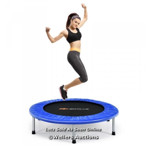 7108 - GOPLUS 38'' MINI FOLDING TRAMPOLINE / APPEARS NEW OPEN BOX / MA