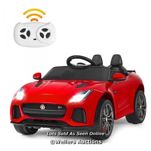 7128 - RRP: �129.95 - 12V JAGUAR F-TYPE SVR KIDS RIDE ON CAR / APPEARS TO BE NEW AND SEALED / MA