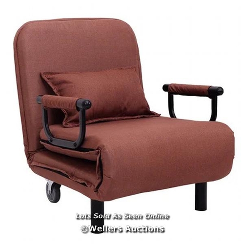 7134 - RRP: �124.99 - CONVERTIBLE SOFA BED FOLDING ARM CHAIR / MA