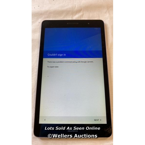 9520 - TABLET HUAWEI MODEL KOB-L09 GOOGLE ACCOUNT LOCKED