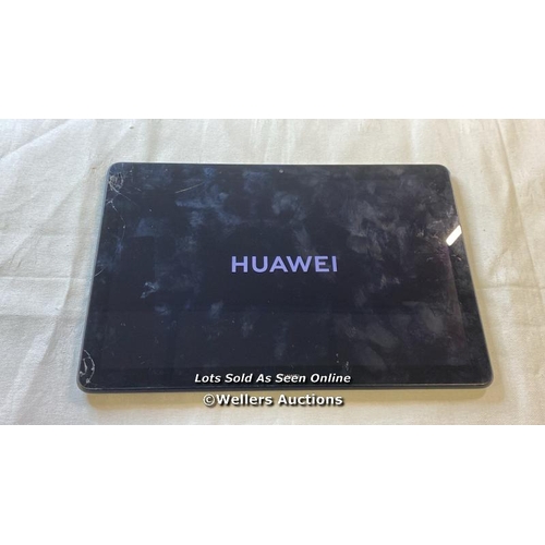 9526 - TABLET HUAWEI MODEL AGS-L09 GOOGLE ACCOUNT LOCKED SCREEND DAMAGED