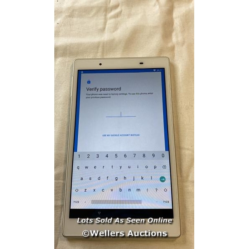 9534 - TABLET LENOVO MODEL TB-8504F DOLBY ATMOS GOOGLE ACCOUNT LOCKED