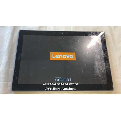 9549 - TABLET LENOVO MODEL TB-X304F DOLBY ATMOS GOOGLE ACCOUNT LOCKED SCREN DAMAGE