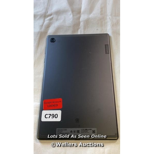 9558 - TABLET LENOVO MODEL TB-X606F GOOGLE ACCOUNT LOCKED