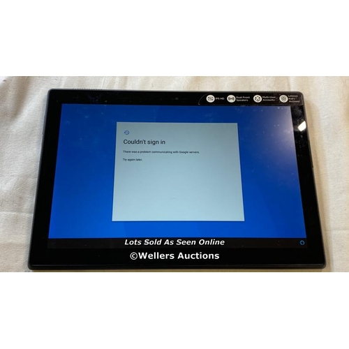 9566 - TABLET LENOVO MODEL TB-X304F DOLBY ATMOS GOOGLE ACCOUNT LOCKED