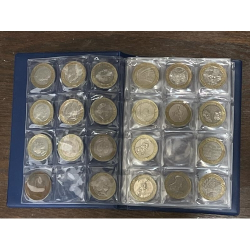 22 - A rare collection of mostly one and two pound British coins