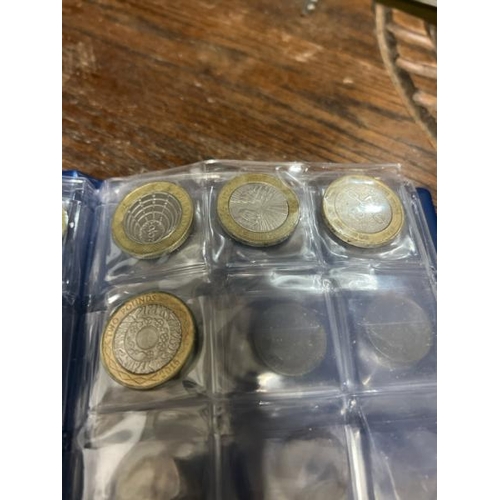 22 - A rare collection of mostly one and two pound British coins