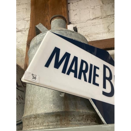 36 - Marie Brizard led display sign, 70cm wide x 35cm high