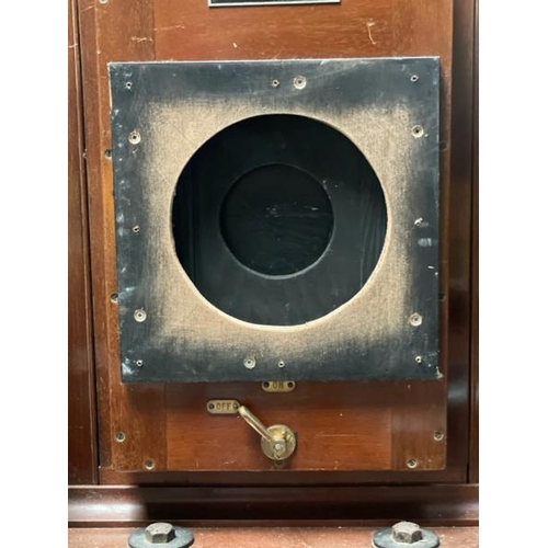 43 - A vintage Photostat Limited London camera, stamped 202, 75cm high x 50cm wide x 80cm deep