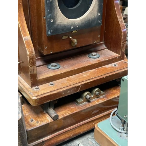 43 - A vintage Photostat Limited London camera, stamped 202, 75cm high x 50cm wide x 80cm deep