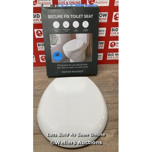 6017 - ROPER RHODES TOILET SEAT / SIGNS OF USE / MISSING FIXING KIT / A13