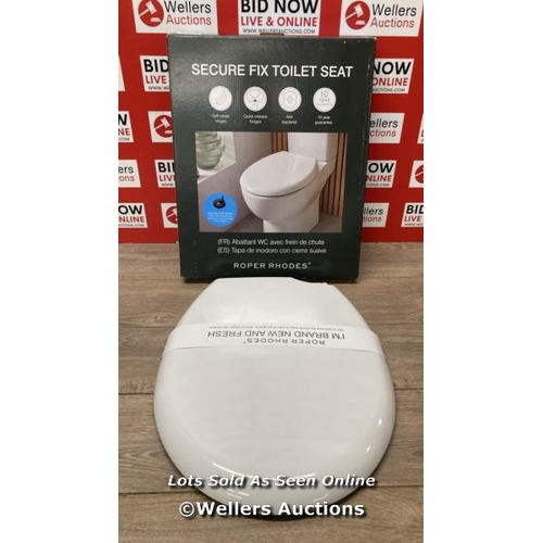 6018 - ROPER RHODES TOILET SEAT / DAMAGED SEAT LID / SEE IMAGES / A14