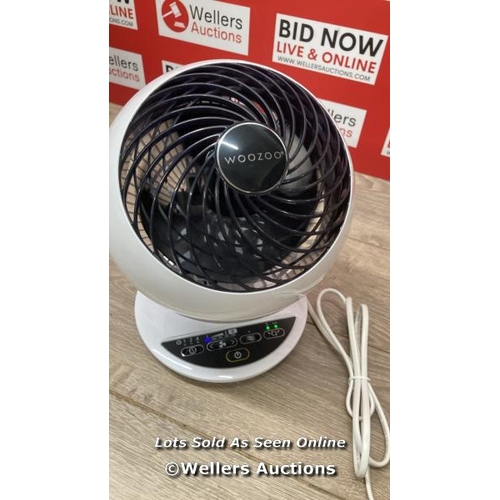 6052 - IRIS WOOZOO 5 SPEED FAN / POWERS UP / NEW / MISSING REMOTE / A17