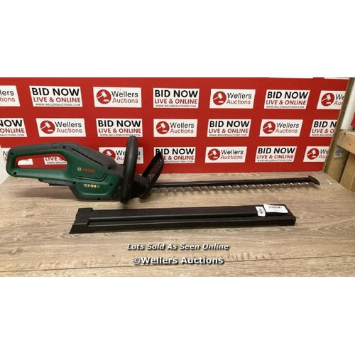 6054 - BOSCH 18V CORDLESS HEDGECUTTER - AHS5520 / NO BATTERY / UNTESTED / P5