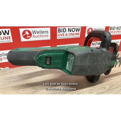 6054 - BOSCH 18V CORDLESS HEDGECUTTER - AHS5520 / NO BATTERY / UNTESTED / P5