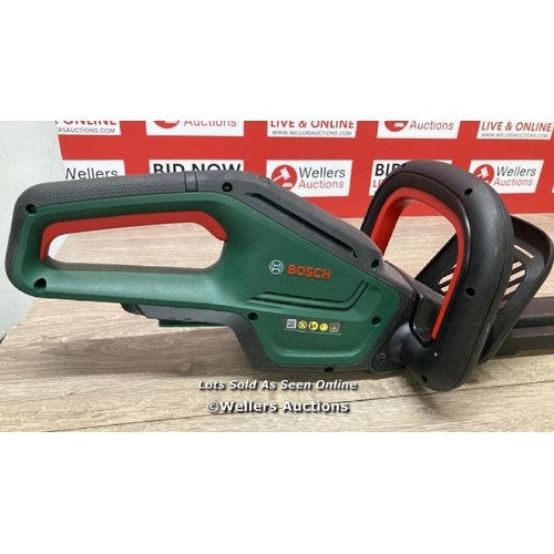 6054 - BOSCH 18V CORDLESS HEDGECUTTER - AHS5520 / NO BATTERY / UNTESTED / P5