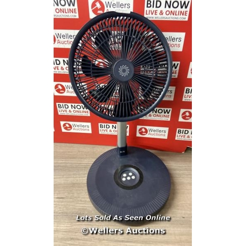 6056 - NSA ULTIMATE FOLDING FAN WITH REMOTE CONTROL, FFDC-24RC / NO POWER / MINIMAL SIGNS OF USE / A17