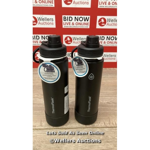 6078 - THERMOFLASK STAINLESS STEEL BOTTLE 710ML, 2 PACK / NEW WITHOUT PACKAGING / A18