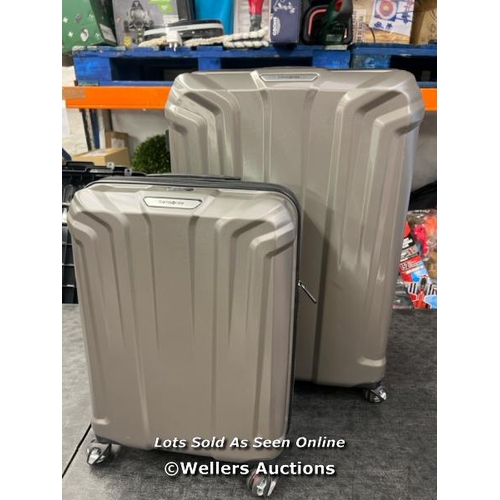 6080 - SAMSONITE ENDURE 2PC. HARDSIDE LUGGAGE SET / SIGNS OF USE / COMBINATION UNLOCKED / F12