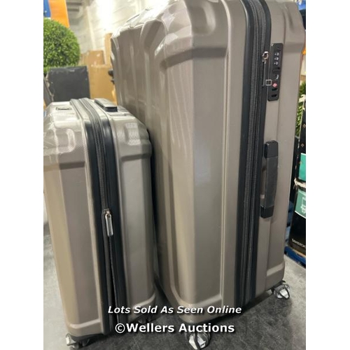 6080 - SAMSONITE ENDURE 2PC. HARDSIDE LUGGAGE SET / SIGNS OF USE / COMBINATION UNLOCKED / F12