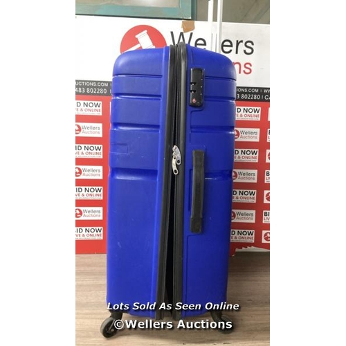 6081 - AMERICAN TOURISTER JETDRIVER LARGE 4 WHEEL SPINNER CASE / DAMAGED ZIP / SIGNS OF USE / COMBINATION U... 