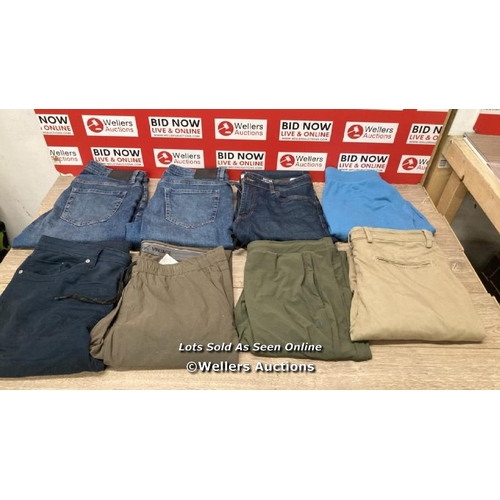 6097 - SELECTION OF GENTS PRE-OWNED TROUSERS INCL. ENGLISH LAUNDRY, JACHS & CHAMPION / B12