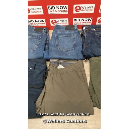 6097 - SELECTION OF GENTS PRE-OWNED TROUSERS INCL. ENGLISH LAUNDRY, JACHS & CHAMPION / B12