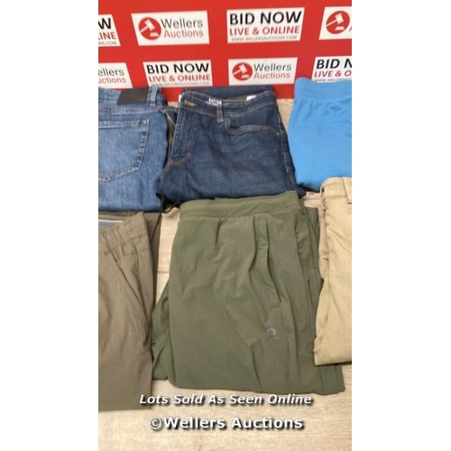 6097 - SELECTION OF GENTS PRE-OWNED TROUSERS INCL. ENGLISH LAUNDRY, JACHS & CHAMPION / B12