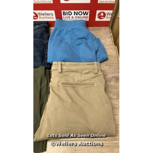 6097 - SELECTION OF GENTS PRE-OWNED TROUSERS INCL. ENGLISH LAUNDRY, JACHS & CHAMPION / B12