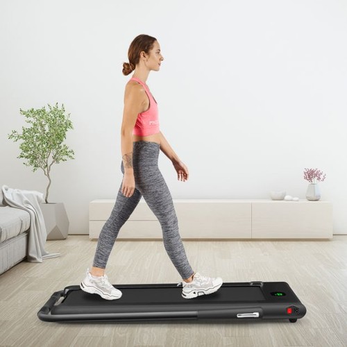 7549 - RRP: £214.95 - FOLDING TREADMILL WITH LED DISPLAY BLUETOOTH SPEAKER / CONT1